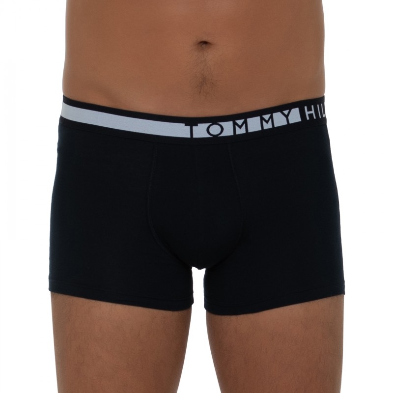 Boxerman_Herrenunterwäsche_Boxershorts_Tommy Hilfiger_3-er Set_Trunks_Schwarz Mintgrün Blau