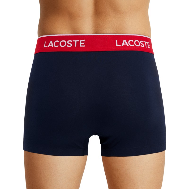 Boxerman_Herrenunterwäsche_Boxershorts_ Lacoste_5-er Set_Trunks_Dunkelblau