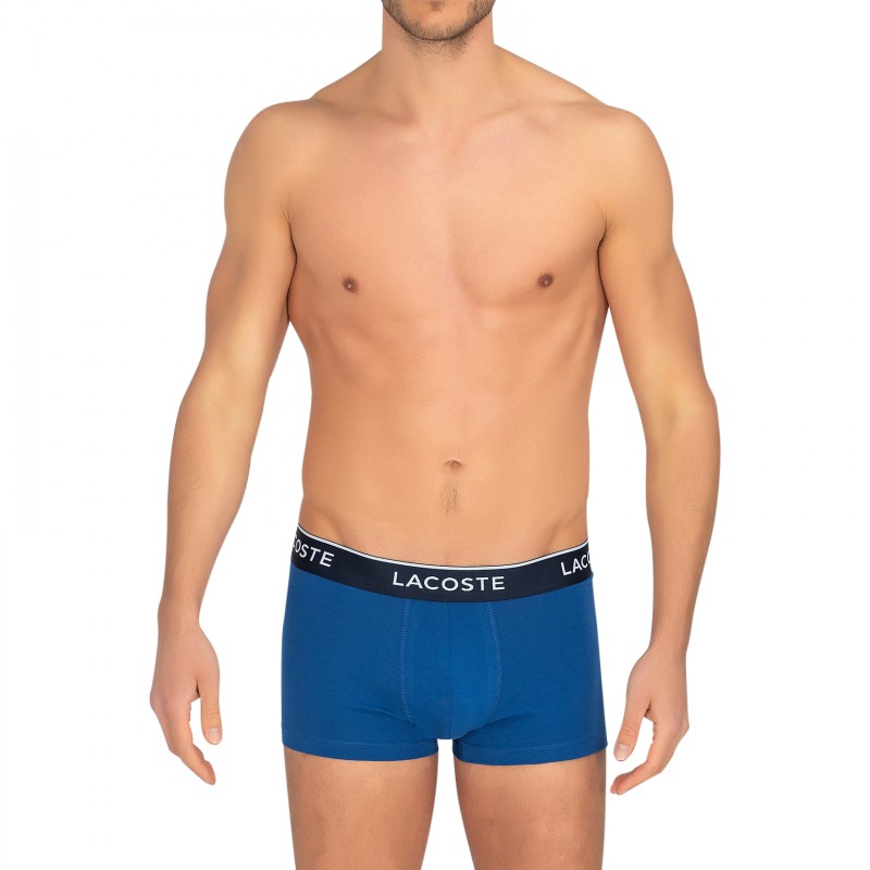 Lacoste_3-erSet_Trunks_Blau&Grün