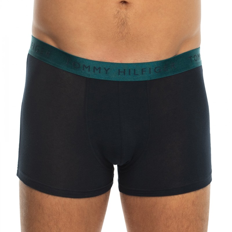 TommyHilfiger_3-erSet_Trunks_Blau_mitverschiedenfarbigemWebbund