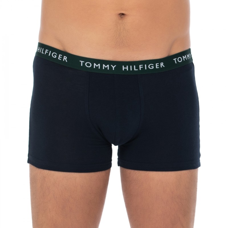 TommyHilfiger_3-erSet_Trunks_Blau_mitverschiedenfarbigemWebbund