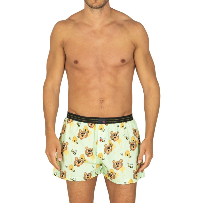 Unabux_Boxershorts_Grün_mit_Motiv
