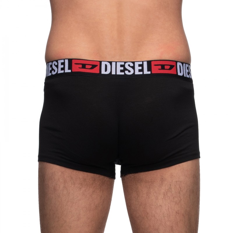 Boxerman_Herrenunterwäsche_Boxershorts_Diesel_3-er Set_Trunks_Schwarz Grau & Rot