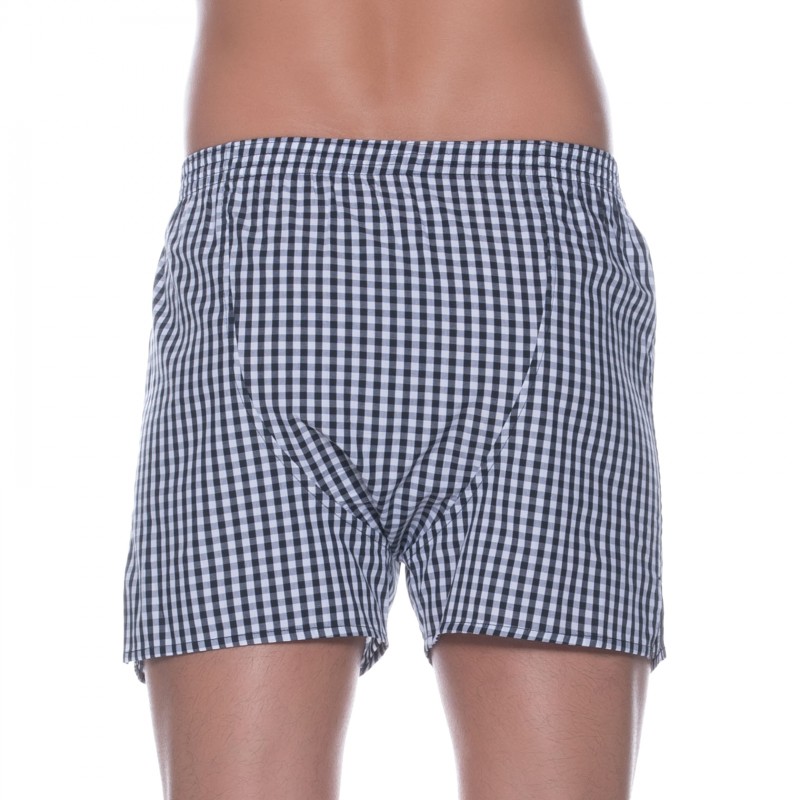 D.E.A.LInternational_Boxershorts_Schwarz&Weiß_kariert