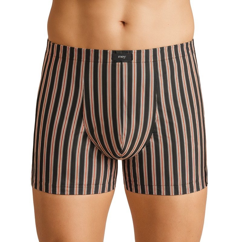 Mey Trunk Shorty Schwarz & Rot gestreift günstig online kaufen