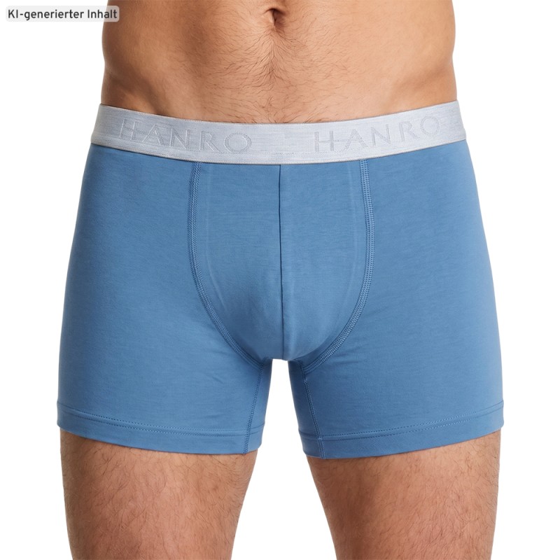 Hanro_2-erSet_Pants_Hellblau_Dunkelblau