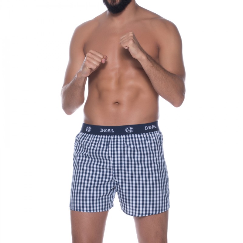 D.E.A.LInternational_Boxershorts_Blau&Weiß_kariert
