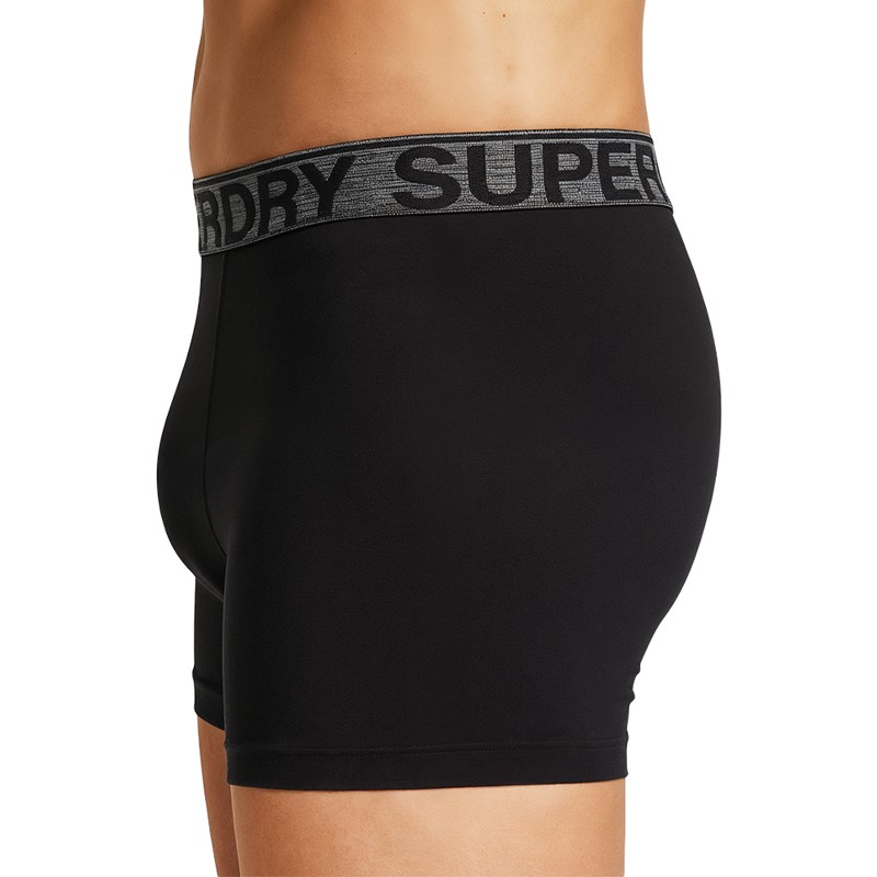 Superdry 3-er Set Trunks Schwarz