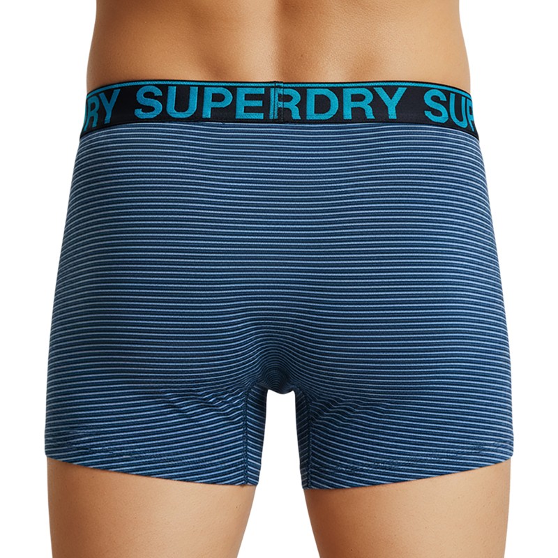 Superdry_3-er_Set_Trunks_Dunkelblau,_Blau-Weiß_gestreift_ &_Grau