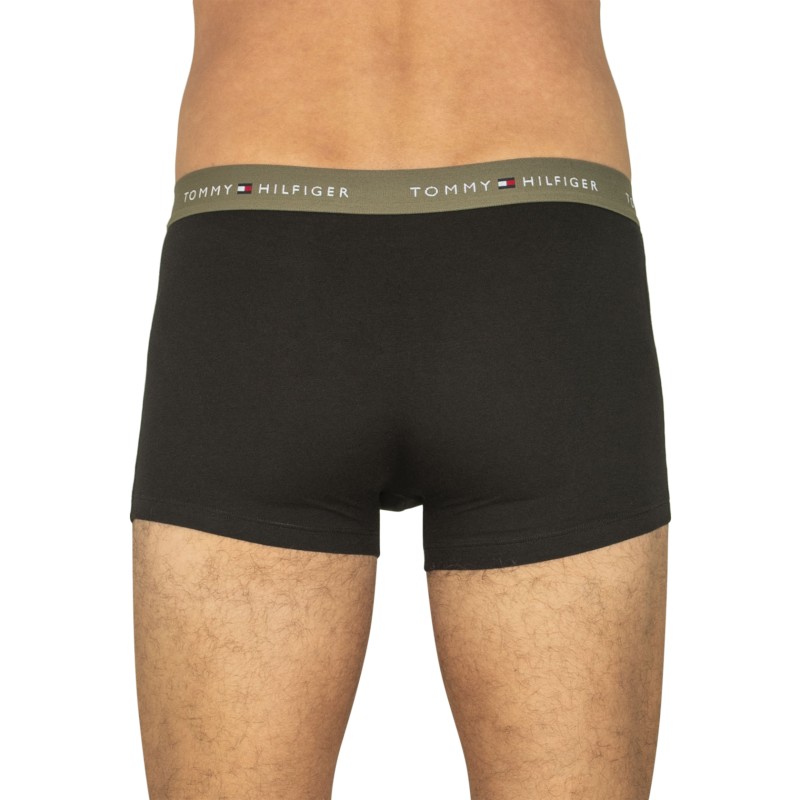 TommyHilfiger_3-erSet_Trunks_Schwarz_mitverschiedenfabigemWebbund