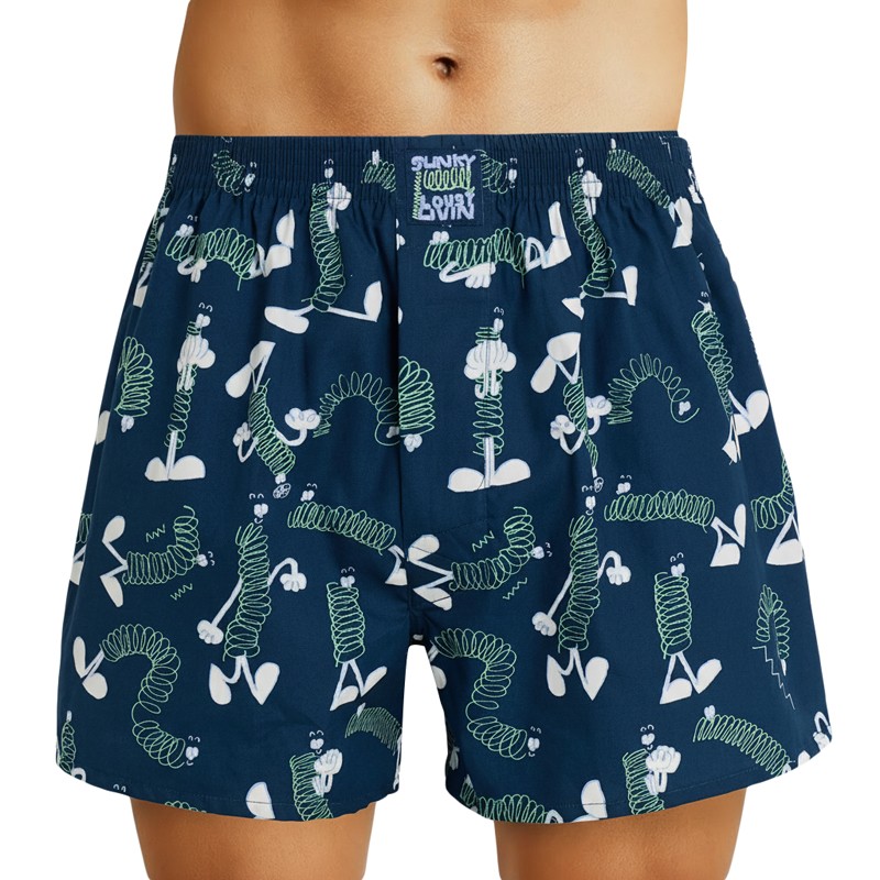 Lousy Livin Boxershorts Sprungfedern Blau günstig online kaufen
