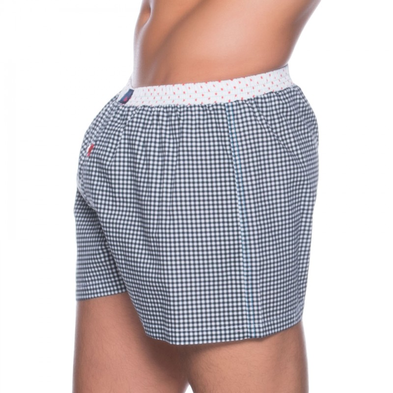 Unabux Boxershorts Schwarz & Weiß kariert