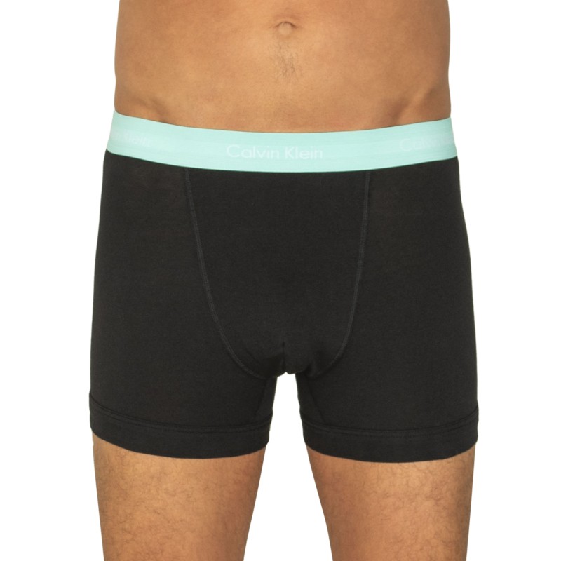 Calvin_Klein_3-er_Set_Trunks_Schwarz_mit_verschiedenfarbigen_Webbund