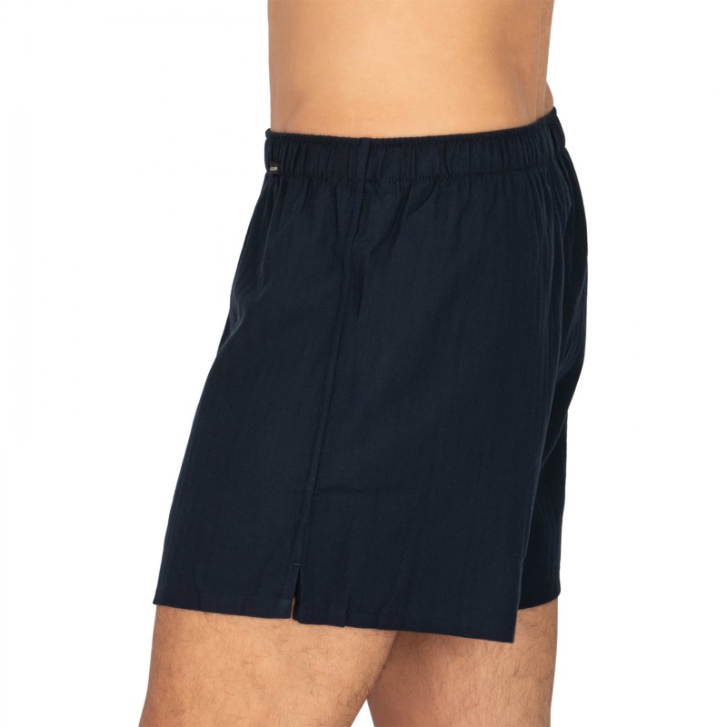 Schiesser_2-erSet_Boxershorts_Blau&Blau_kariert