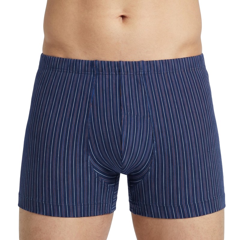 Schiesser_2-er Set_Shorts_Blau_gestreift_Schwarz