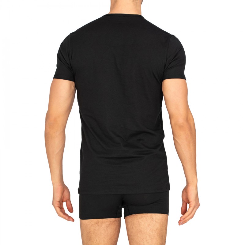 Puma 2-er Set Round Neck T-Shirts Schwarz