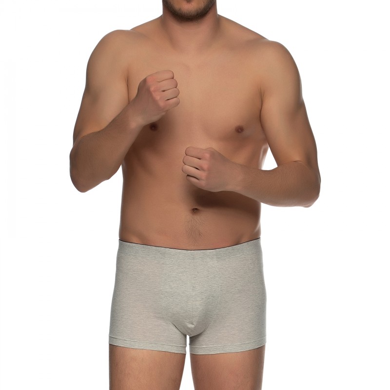 Boxerman_Herrenunterwäsche_Boxershorts_Hanro_Trunks_Grau
