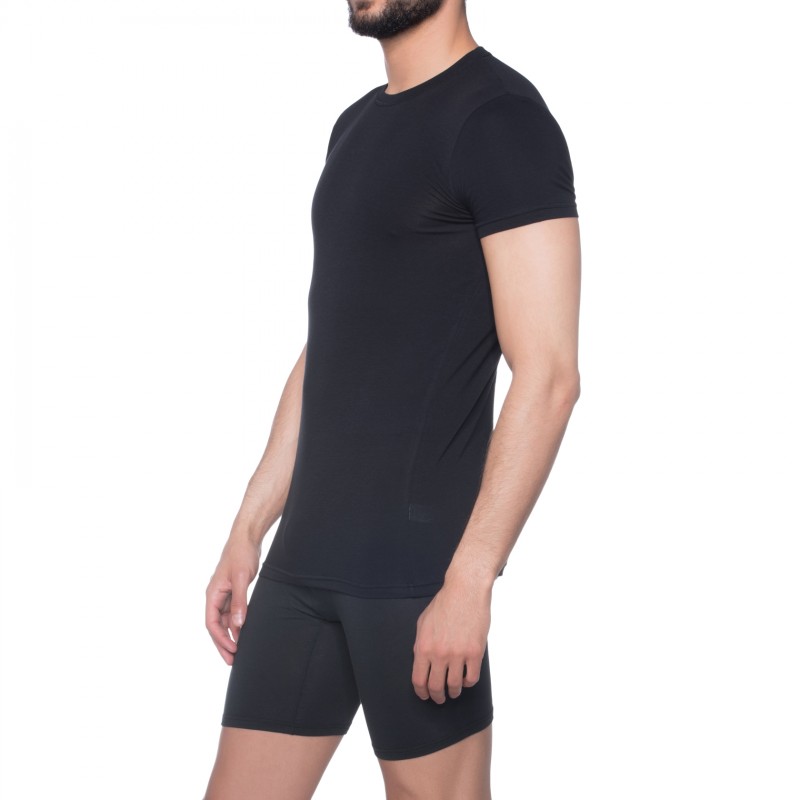 DSQUARED2_2-er Set_T-Shirt_Round Necks_Schwarz