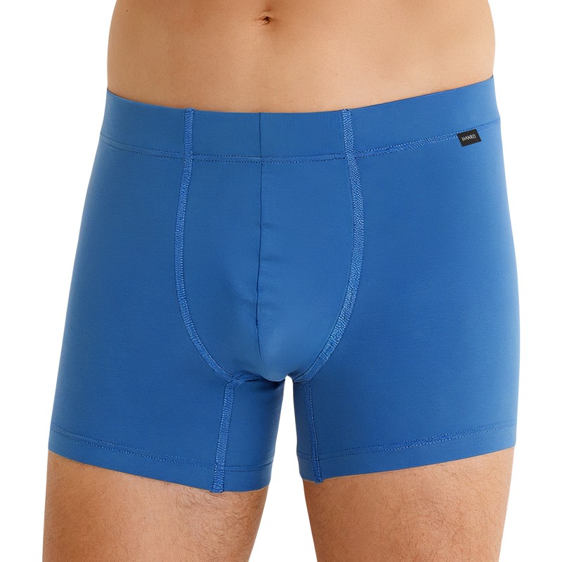 Hanro_2-erSet_Trunks_Blau_&_Schwarz