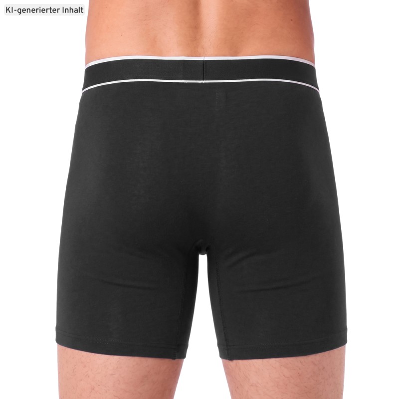 Schiesser_3-er Set_Trunks_Schwarz