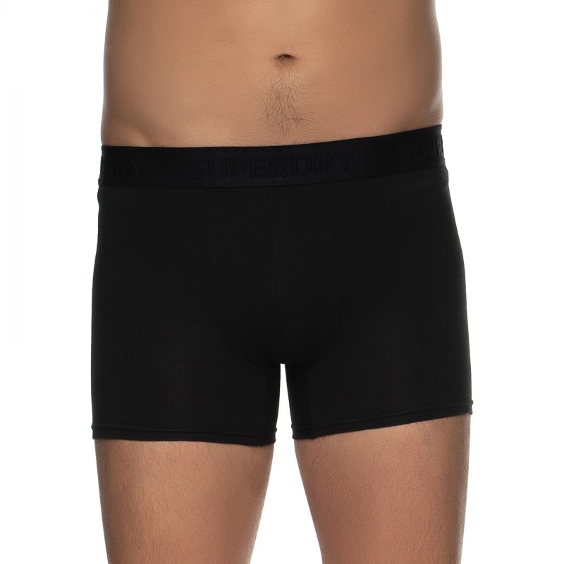 Boxerman_Herrenunterwäsche_Boxershorts_Superdry_3-er Set_Classic Boxer_Schwarz