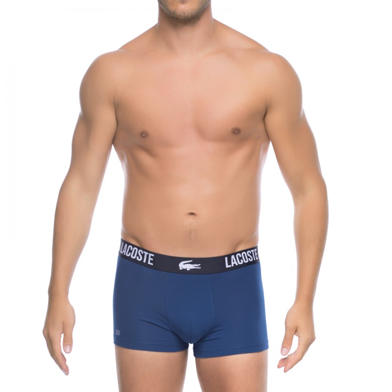 Lacoste_3-erSet_Trunks_Blau