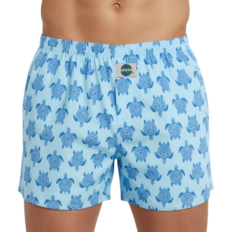 D.E.A.L International Boxershorts Hellblau mit Schildkröten-Print günstig online kaufen