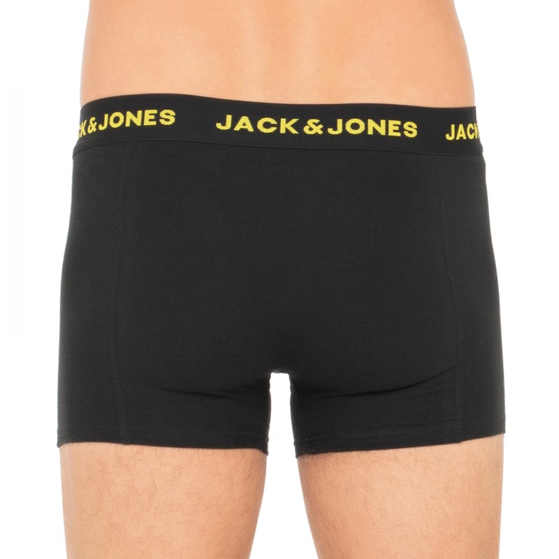 Jack & Jones_3-er Set_Trunks_Schwarz_mit Totenkopf