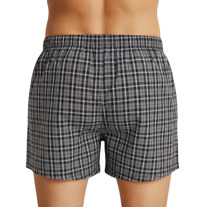 Jack&Jones_3-er_Set_Boxershorts_Schwarz_Weiß&Grau_Kariert