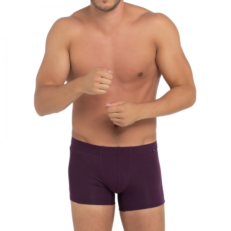 Hanro_2-er Set_Trunks_Blau & Lila