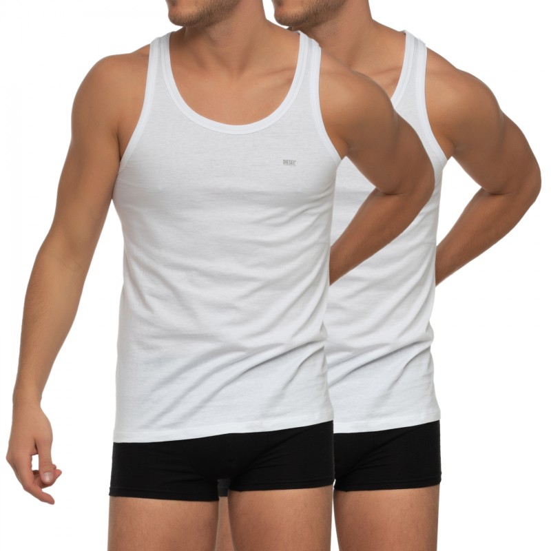 Boxerman_Herrenunterwäsche_Diesel_2-er Set_Tanktops_Weiß
