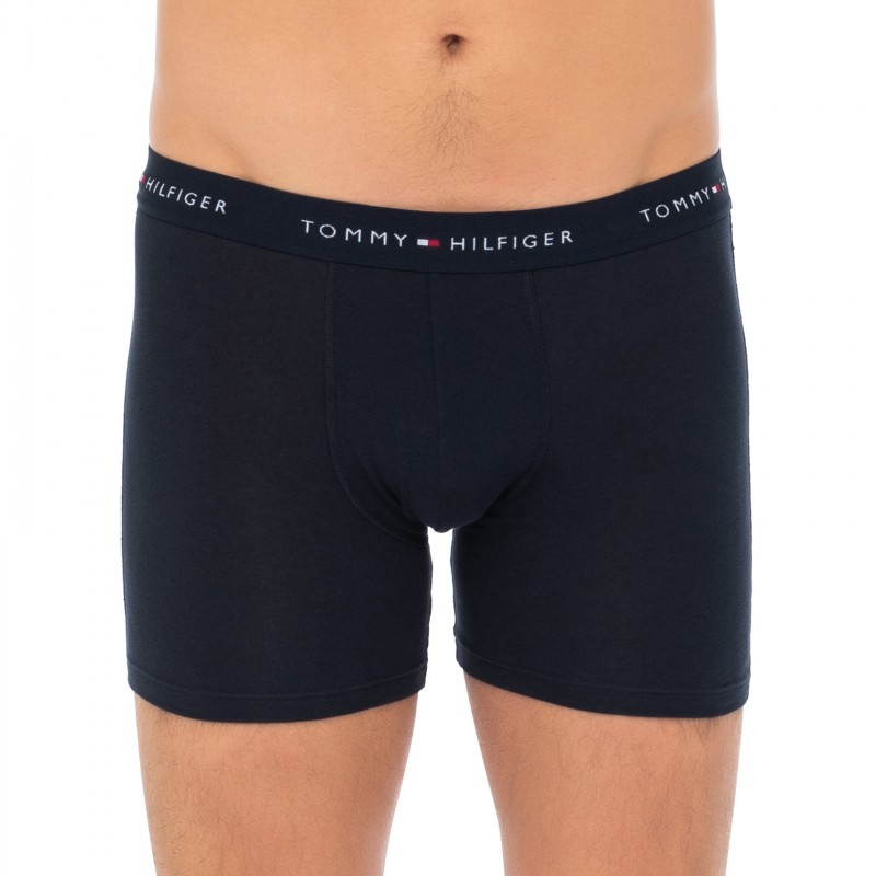 TommyHilfiger_3-erSet_BoxerBriefs_Dunkelblau_mitverschiedenfarbigemWebbund