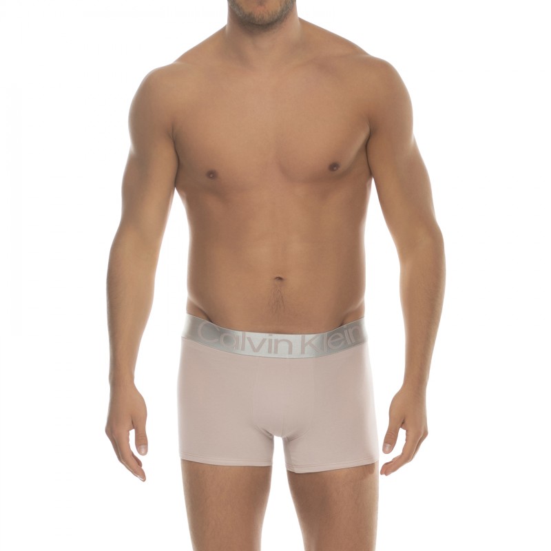 CalvinKlein_3-erSet_Trunks_Schwarz,Grau&Rosa