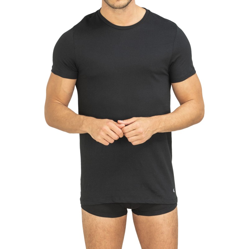 Boxerman_Calvin Klein_3-er Set_T-Shirt_Weiß_Schwarz_Grau