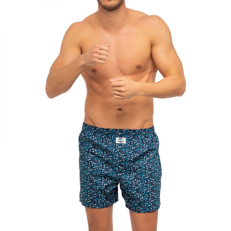 Boxerman_Herrenunterwäsche_D.E.A.LInternational_Boxershorts_Blau Motiv