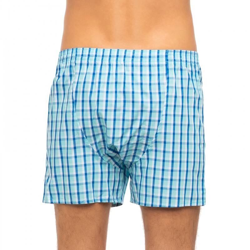 Boxerman_Herrenunterwäsche_D.E.A.L International_Boxershorts_Blau_kariert