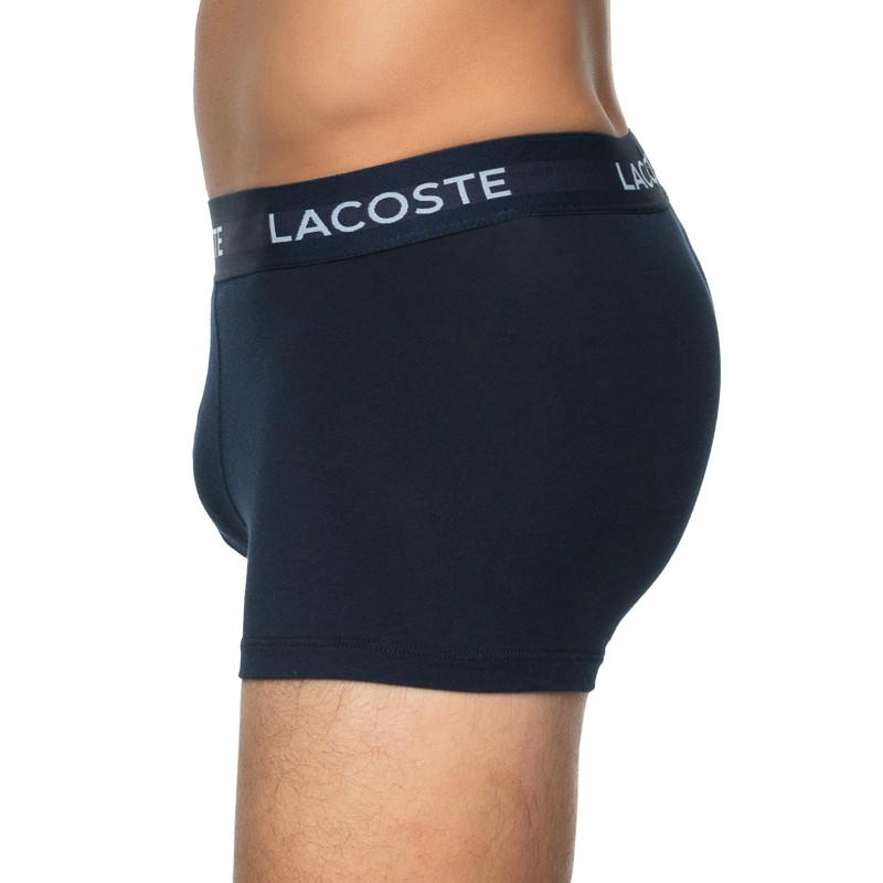 Boxerman_Herrenunterwäsche_Boxershorts_Lacoste_3-er Set_Trunks_Dunkelblau