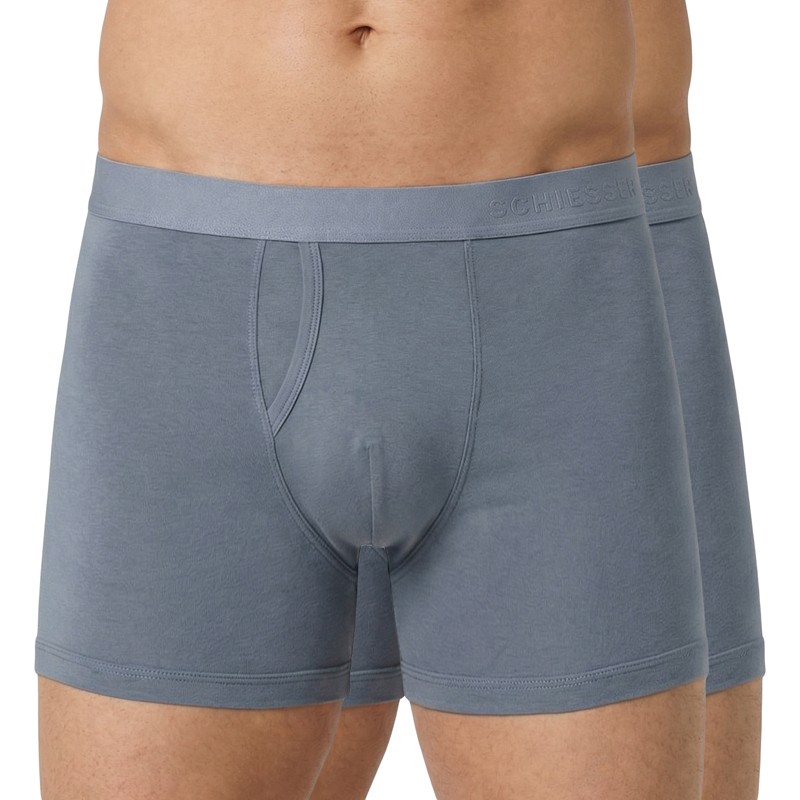 Schiesser_2-er Set_Trunks_Grau