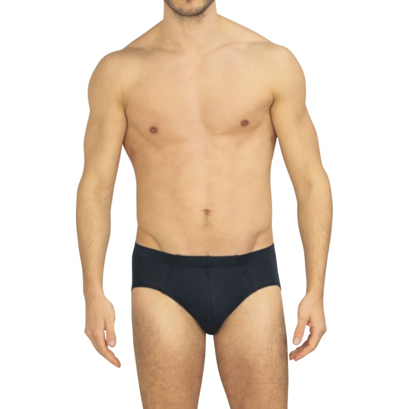 Boxerman_Schiesser_3-erSet_Slips_Blau& Blau_gestreift