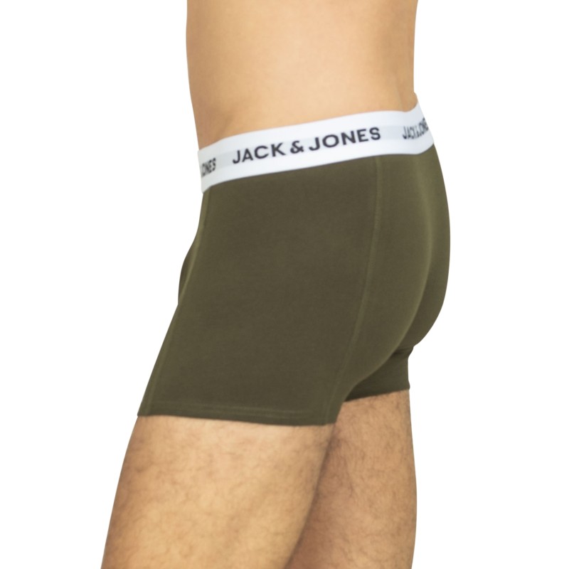 Jack & Jones 10-er Set Trunks Schwarz, Blau, Grün & Grau