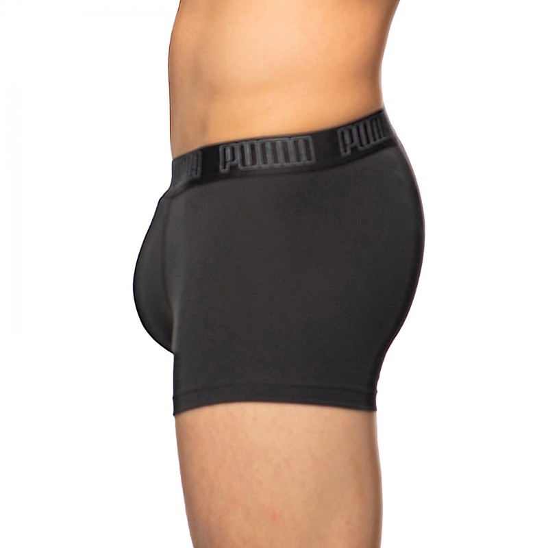 Boxerman_Herrenunterwäsche_Boxershorts_Puma_2-er Set_Basic Trunks_Grau