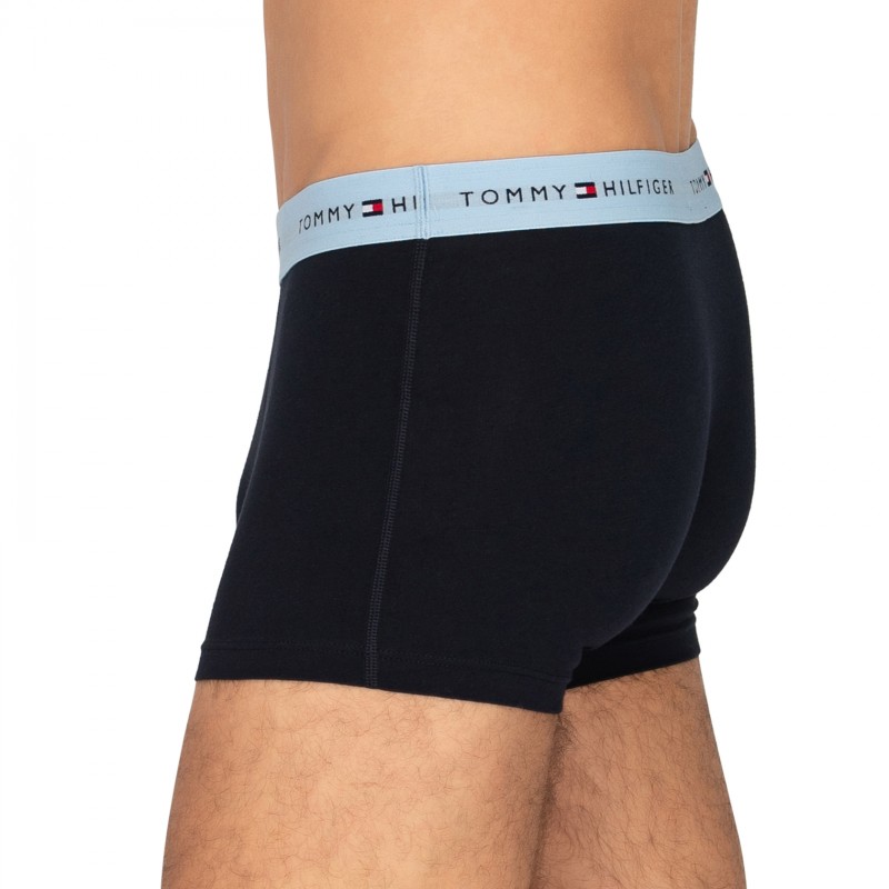 TommyHilfiger_5-erSet_Trunks_Schwarz_mitverschiedenfarbigemWebbund