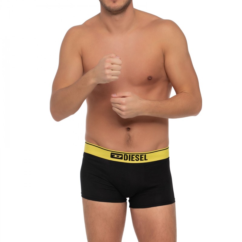 Boxerman_Herrenunterwäsche_Boxershorts_Diesel_3-er Set_Trunks_Schwarz