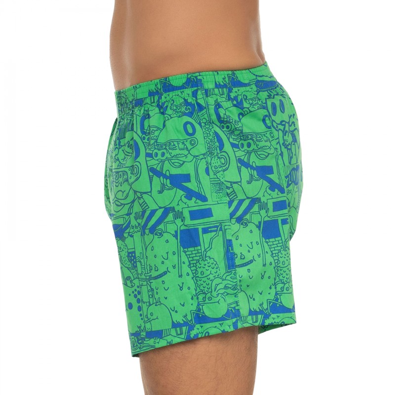 Boxerman_Herrenunterwäsche_Boxershorts_Lousy Livin_Boxershorts_Grün Blau_gemustert