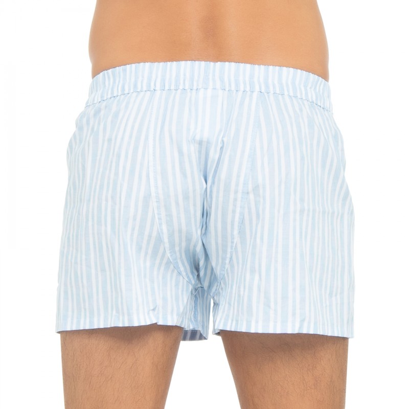 Boxerman_Herrenunterwäsche_Seidensticker_2-er Set_Boxershorts_Hellblau gestreift