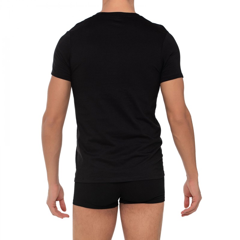 Boxerman_Herrenunterwäsche_Diesel_3-er_Set_T-Shirts_Schwarz Khakigrün