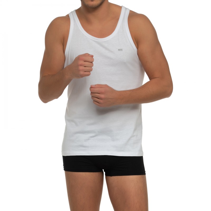 Boxerman_Herrenunterwäsche_Diesel_2-er Set_Tanktops_Weiß