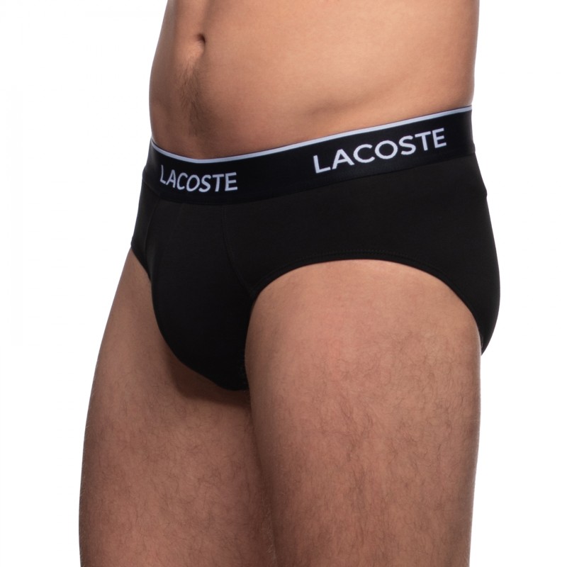 Boxerman_Herrenunterwäsche_Lacoste_3-er Set_Slips_Schwarz