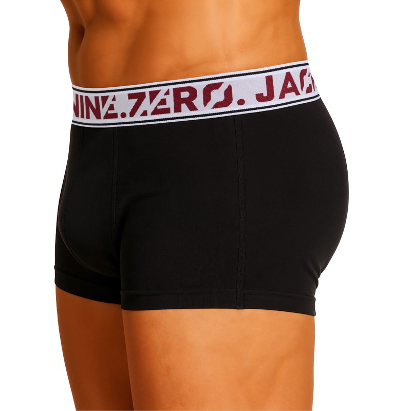 Jack & Jones 7-er Set Trunks Schwarz/Hellgrau mit verschiedenfarbigem Webbund