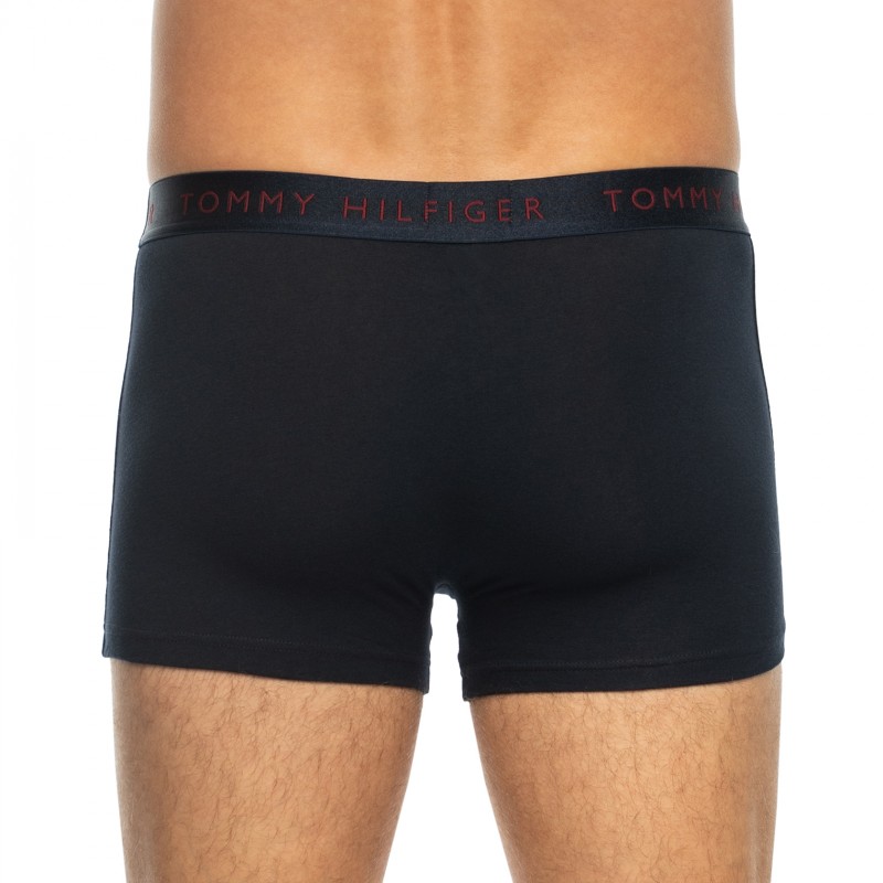 TommyHilfiger_3-erSet_Trunks_Blau_mitverschiedenfarbigemWebbund
